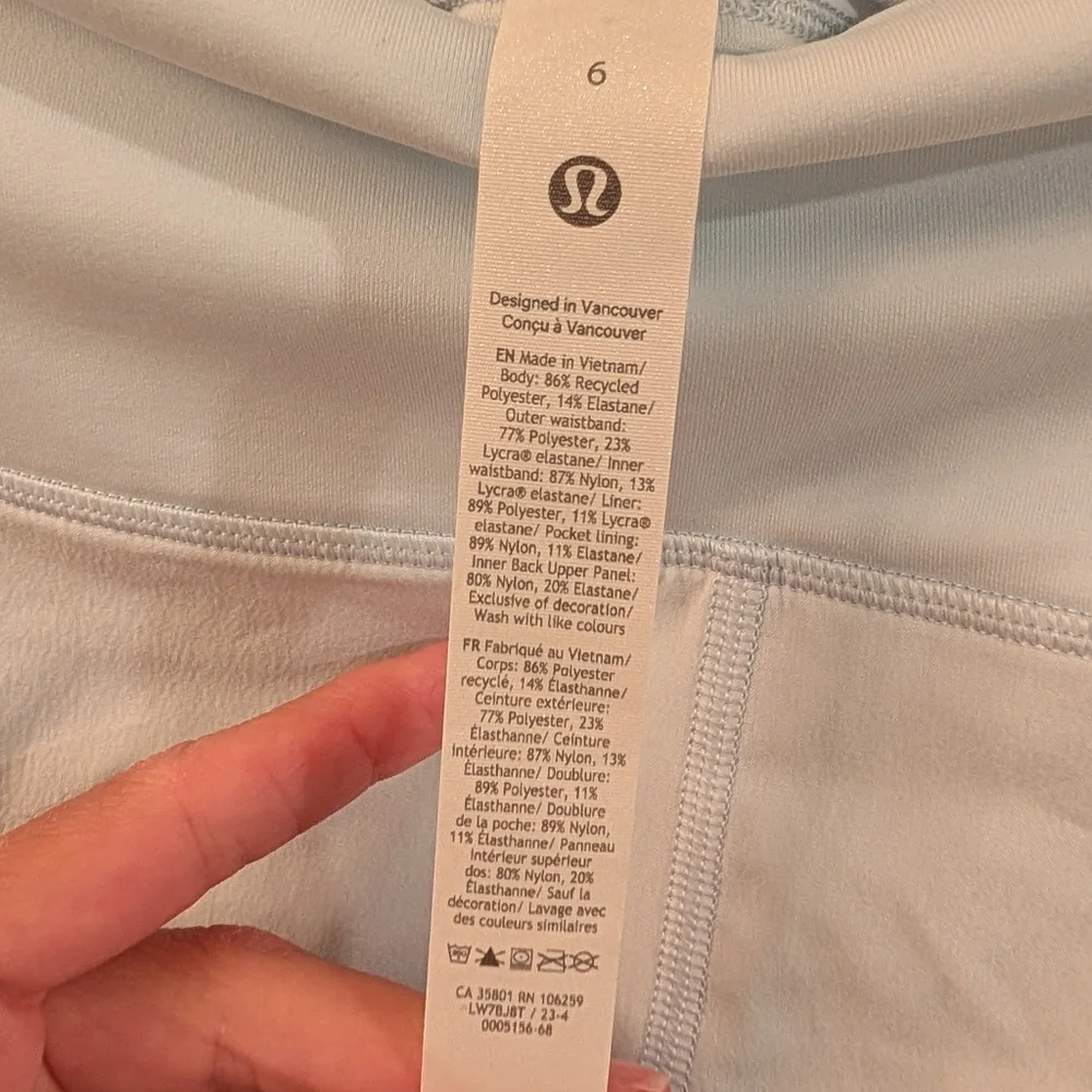 NWT Lululemon Speed Up HR 4" Shorts (Size 6, Color SHRB) - Picture 7 of 10